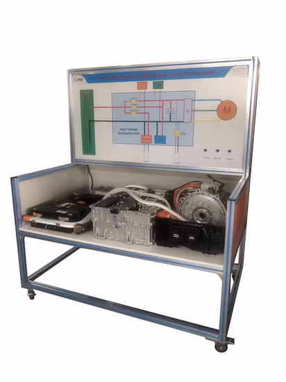 China Factory New Energy Vehicle Key Component Teaching and Testing Workbench Automotive Training Equipment