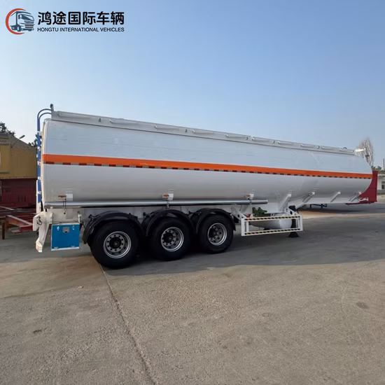3 Axles/ 40000L/42000L/45000L Carbon Steel/Stainless Steel/Aluminum Alloy Tank/Tanker Truck Semi Trailer for Oil/Fuel/Diesel/Gasoline/Crude/Water/Milk Transport